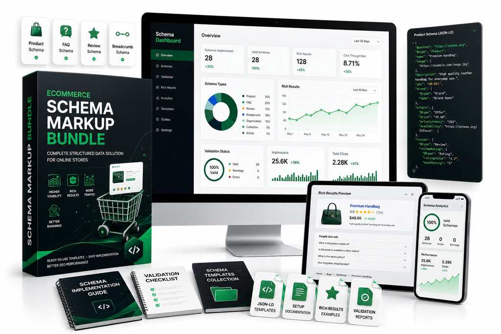 Ecommerce Schema Markup Bundle