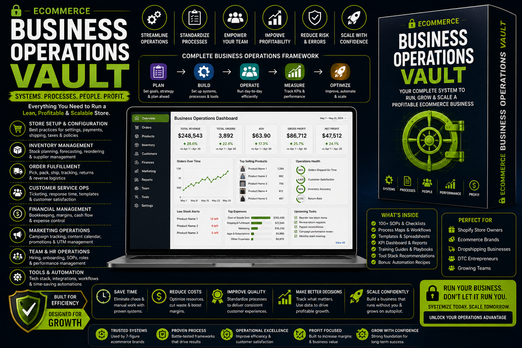 Ecommerce Business Operations Vault