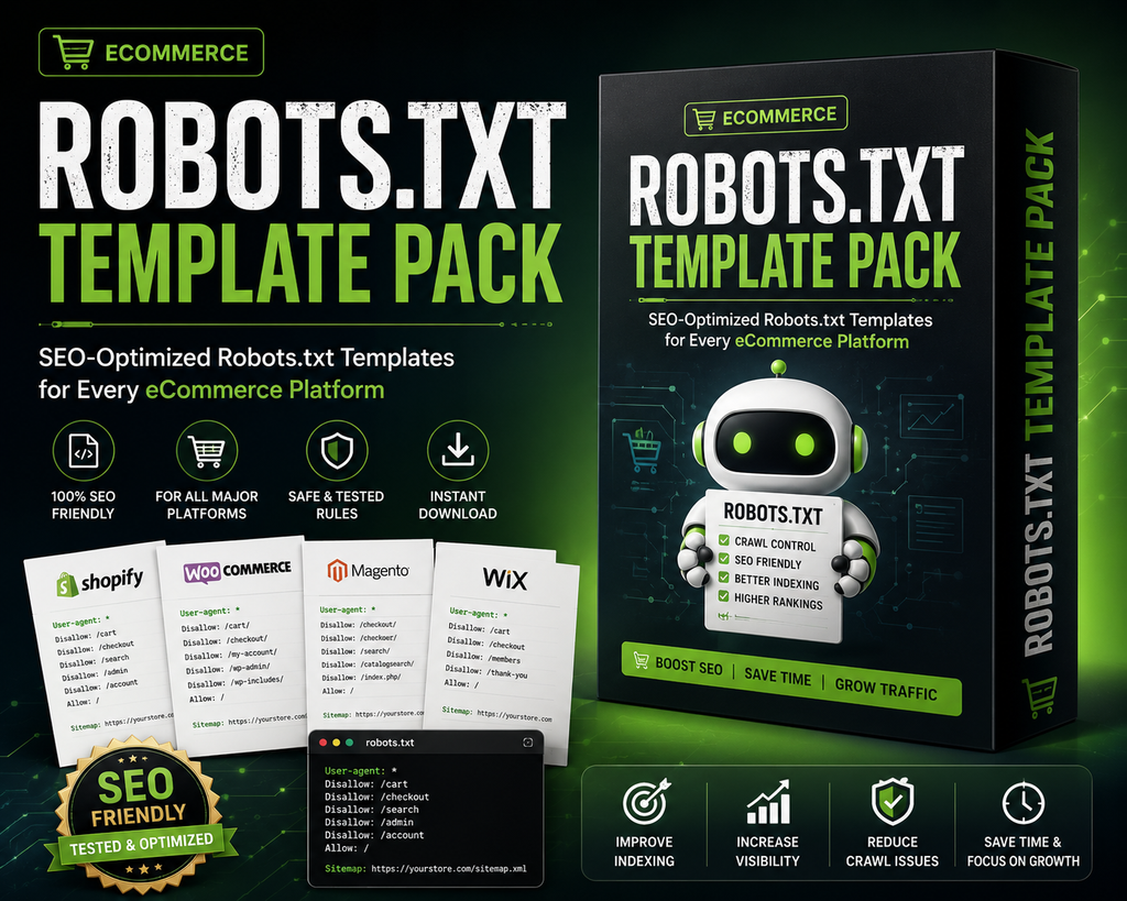 Ecommerce Robots.txt Template Pack