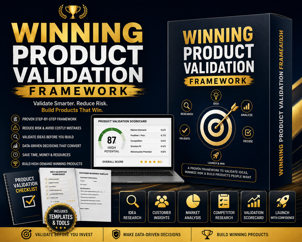 Winning Product Validation Framework